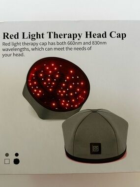 NEW Red Light Therapy Head Cap LED Hair & Scalp Device 660nm 830nm
